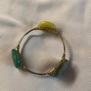 Three stone bracelet